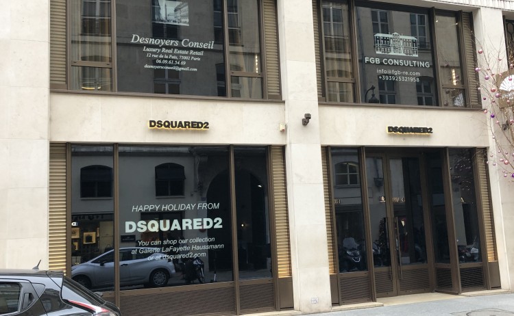 Dsquared, 247 rue Saint Honoré